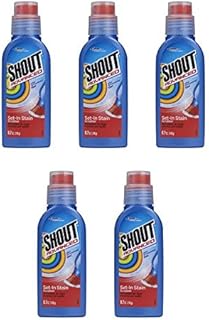 Shout Advanced Ultra Concentrated Gel Set-In Stain Brush Laundry Stain Remover, 8.7 oz (Pack of 5)