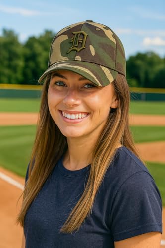 Gorra clásica Detroit Baseball camuflaje naranja miniatura 2