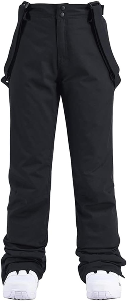 レディースとメンズのスノーパンツ冬のアウトドアスポーツベルトパンツスノーボードストラップズボンスキースーツビブ