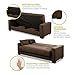 Pearington Mia Sofa Bed- Microfiber, Multi Position Bedroom, Living Room, or Office Futon Couch Sleeper and Lounger with Extra Storage under Bottom Cushion, Mocha