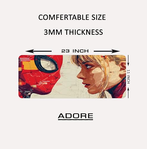 Image of Gaming Mouse Pad, Large Extended Desk Mouse Pad, Non-Slip Spill-Resistant Mousepad with Special-Textured Surface,Gamer /Office /Home 585mm x 280mm (11 x 23 INCH) (Gaming MPB 22)