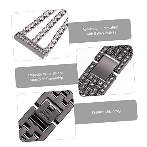 Correa de repuesto de inoxidable para reloj de mujer compatible Active con brillantes 3