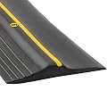 Universal Garage Door Bottom Threshold Seal Strip,Weatherproof Rubber DIY Weather Stripping Replacement, Not Include Sealant/Adhesive (20Ft, Black)