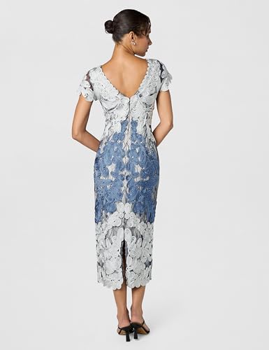 Image of JS Collections Women's Jackie Soutache Midi Dress