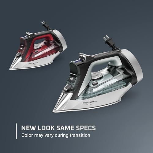 Image highlighting the iron's LED display and control buttons.