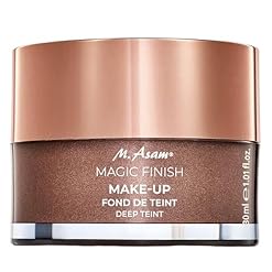 M. Asam MAGIC FINISH Make-up Mousse Deep Teint (30ml) – 4-in-1 : Primer, Puder, Concealer & Makeup, kaschiert Augenringe, Rötungen & Fältchen, mattiert den Teint – für dunklere Haut, vegane Beauty