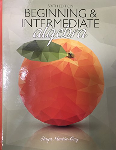 Beginning and Intermediate Algebra 0134646150 Book Cover