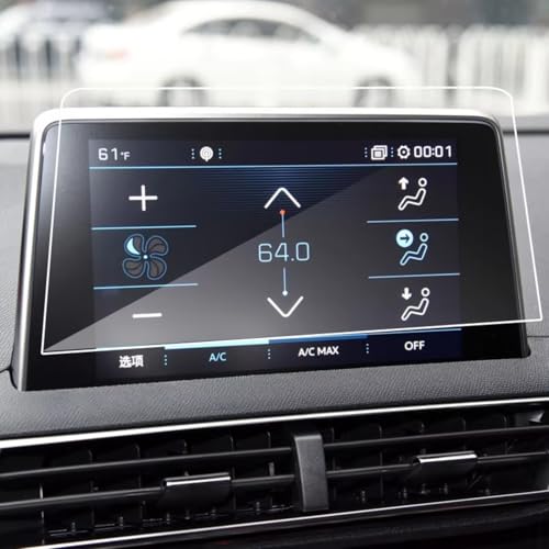 Protection écran Peugeot 3008 verre trempé navigation LCD 2018 2019 accessoire
