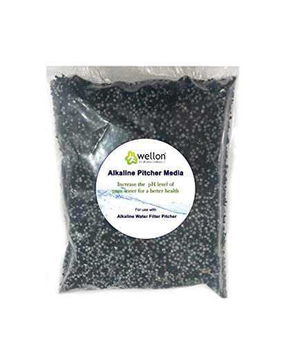Wellon Alkaline Pitcher Media for Pitcher/jug Increases the PH level of water Good for health(Aqua Beads and Carbon mix) - (150 Grams)