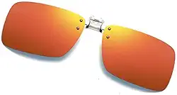 Clip Adicional Sobrepor Óculos Sol Dirigir Noite Bike Pesca Polarizado Proteção 100% UV