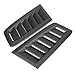 2pcs Bonnet Air Vents Engine Hood Vent Car Refitting Fit for RS MK2 Matte Black
