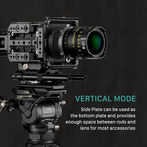 Image of Tilta Camera Cage Pro Kit V-Mount Compatible with Blackmagic Pyxis 6K /12K| Full Cage, Top Handle, V-Mount Battery Plate, Side Plate, Bottom Plate, Universal 15mm Baseplate w /Rods, and Mini Tool