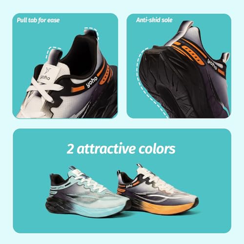 Image of YOHO Tempo Sports Shoes for Men | Stylish & Lightweight Sneaker for Man /Boys | Casual Shoe for Walking, Running, Gym & Everyday Use - 0906