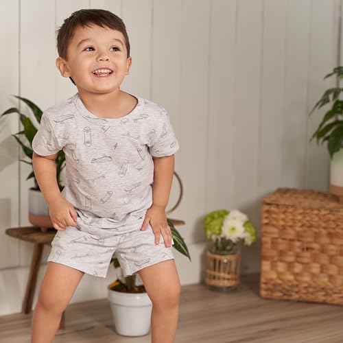 Image of Gerber Baby Boys' Toddler T-shirt and Short Set