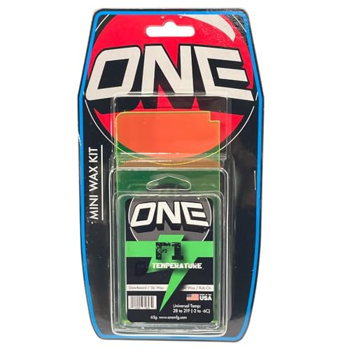 One Mfg Mini Tune kit -Snowboard/Ski Features 65g F1 Universal Conditions Speed Wax Universal Hot Wax/Rub-on formula. 6' Scraper, sharp and acrylic. Tuning instructions on card