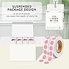 PARLAIM 4000 Pack Pink Dot Stickers, 1/2 inch Round Circle Label 4 Rolls Permanent Adhesive Color-Code Sticker Labels in Dispenser Box #2