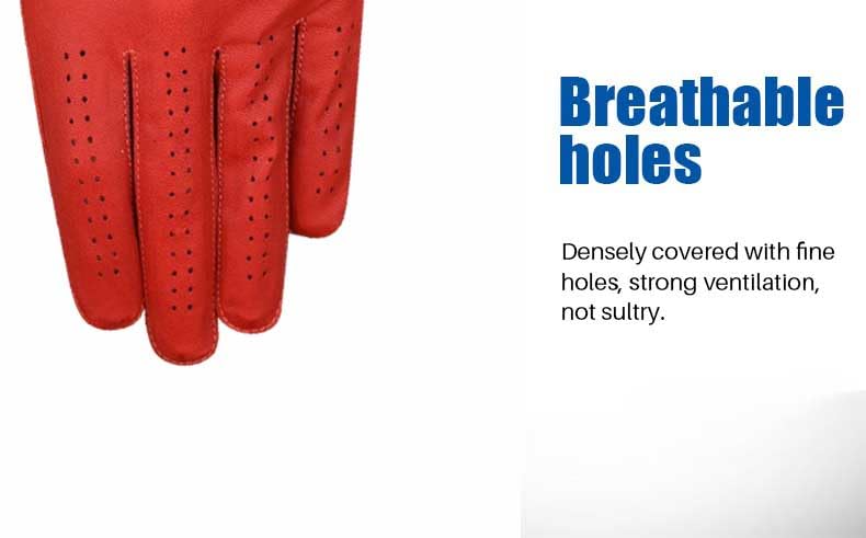 Golf Gloves Men -Cabretta Leather Pack of 3 Gloves, for All Weather Conditions, Soft Feel Grip, Breathable - Image 4
