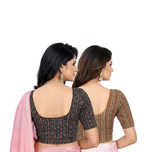 Stretchable Combo 2 Women’s Printed Blouse-picture-60