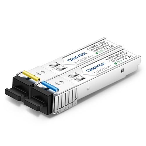 Image of 1 Pair simplex SC Module 3KM, 1.25G Single-Mode Fiber Connector, SFP-WDM-SM 1000BASE BiDi 1310nm /1550nm SFP Transceiver Module