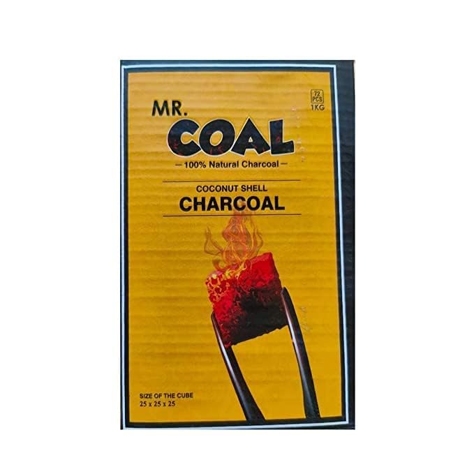 PUFF SMART Cocobull Coconut Coal for Hookah (1 Kg, 72 Pcs)-image-11