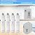RO100ROPOT 4-Pack Water Filter Replacement Cartridge Set Compatible with Bluevua RO100ROPOT and RO100ROPOTUV Series Replacement Filter Cartridge, Pack of 4 Filters (1 PP, 1 CTO, 1 RO, 1 PCF)