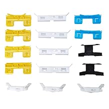 15pcs Windshield Roof Molding Clips Side Repair Set fit for Honda Civic Accord Acura Replace 91570SJD003 73154SNA003 73155SNA003 73153SNA003 91572SDAA0