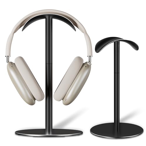 ANSHAWTIY Aluminum Alloy Headphone Stand for Desk, Gaming Headset Holder with Non-Slip Weighted...