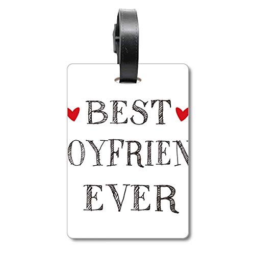 Étiquette de valise Best Boyfriend Ever, le cadeau parfait pour homme voyageur