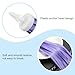 PATIKIL Bike Streamers, Colorful Scooter Handlebar Tassels Grips Ribbon Accessories Decorations for Bicycle Tricycle Handles, Purple