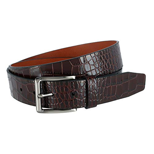 Trafalgar Matisse 35mm Mock Croc Leather Belt