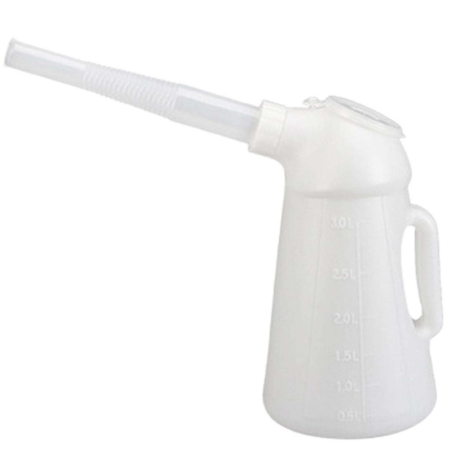 Kalttoy 3L Oil Container With Spout Oil Dispensing Bottles Measuring Container Tool Leakage Proof Engine Dispenser Ergonomic Handle