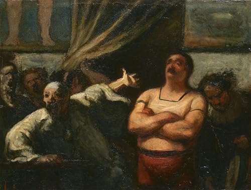 Impression sur toile Honoré Daumier décoration salon moderne tableau 60x90cm