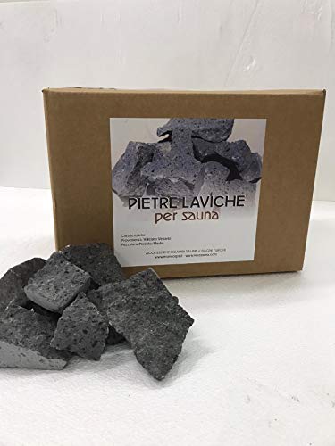 Piedras de lava para sauna finlandesa, 15 kg