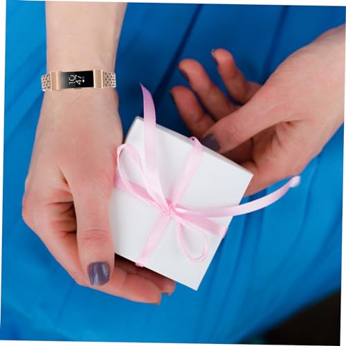 Pulsera de acero inoxidable BESTonZON con bandas metalicas de alta densidad y ajuste 5