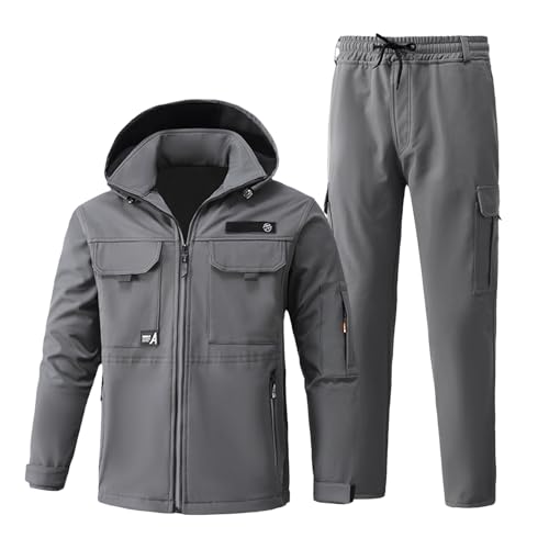 [Teevaseoan] �}�E���e���W���P�b�g �����Y �㉺�Z�b�g ���N�� �h���� �}�E���e���p�[�J�[ �{�A�p���c �Z�b�g�A�b�v �~ �A�E�g�h�A�E�F�A �傫���T�C�Y �h���h�� �h���� �g���� �y�� �E�C���h�u���[�J�[ �����O�p���c 2�_�Z�b�g(�O���[/18