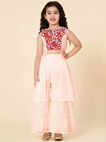 Image of A.T.U.N. (ALL THINGS UBER NICE) Girls Sharara Set