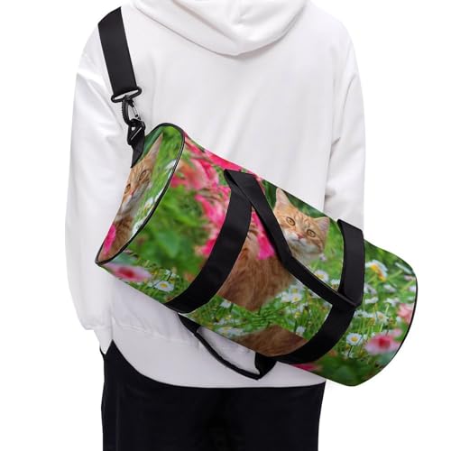 Sac week-end chat et fleur pour voyager léger sans contrainte