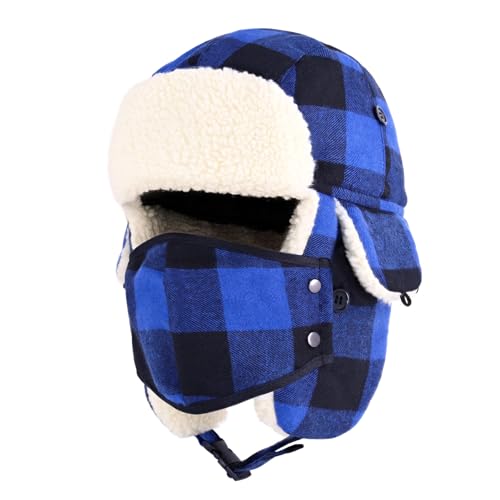 Image of Winter Trapper Ushanka Hat, Aviator Hat, Ear Flaps, Men Women