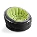 Intex 68581EP Inflatable Empire Chair: Durable Outdoor Use – 2-PLY Laminate – Velvety Surface – Flocked Construction – Green