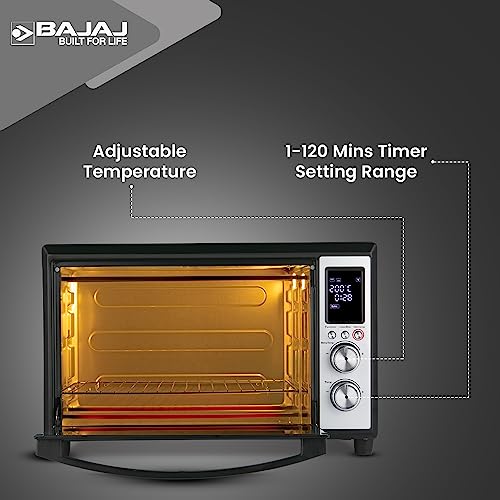 Bajaj 36L Hybrid Oven Toaster Griller (Otg)Digital Display12 PreSet