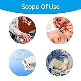 2 Pcs Locking Pliers Piercing Pliers, 12.5cm Self-Locking Fishing Forceps, Multipurpose Stainless Steel Tweezers Pincers with Powerful Serrated Jaw for End Sewing Soldering DIY Crafting Pet Grooming - Image 4