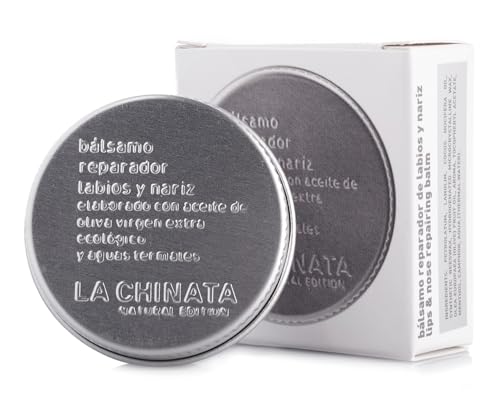 Reparador bálsamo para labios y nariz elaborado con aceite de oliva virgen extra ecológico marca La Chinata