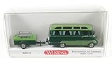 wiking mercedes 300 sl Wiking 026004 H0 Mercedes Benz O 319 Panoramabus mit Anhaenger