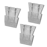 Qury 3-teiliges Metallkeil-Set für Hammerstiel und Axtstiel, Werkzeuggriffkeil zum Befestigen und Reparieren von Hammer und Axt