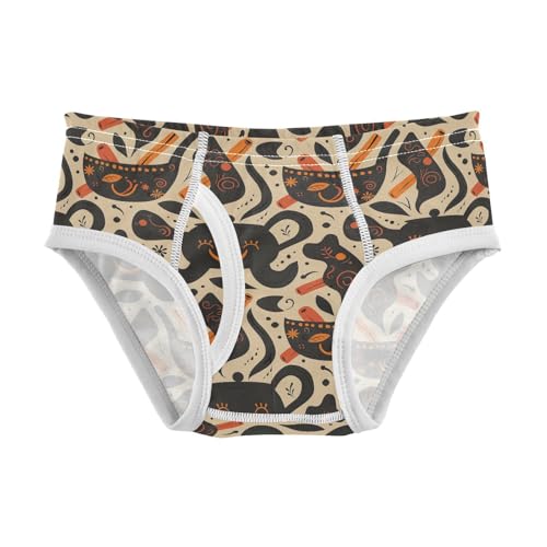 visesunny Boys Potty Training Underwear Black Smile Teapot Breathe Cotton Briefs Size 2T-8Y for Toddler