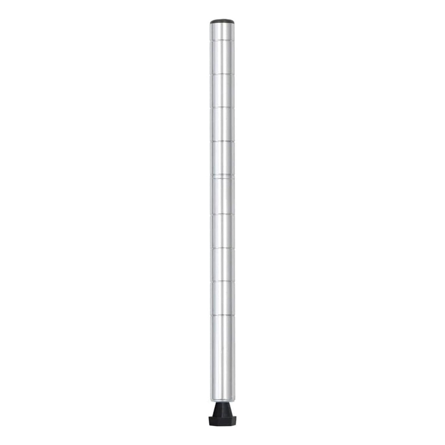 Doshisha Luminous Steel Rack Parts, Basic Pole, Stanch, Height 12.6 inches (32 cm), Pole Diameter 0.7 inches (19 mm), Adjuster Included, 19P030, Cute, Stylish, Slim, Rack, DIY, Rust Resistant,