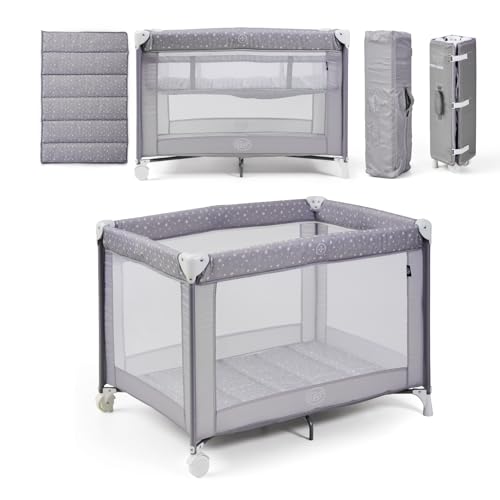 Lit de voyage pour enfants ms BabyWorld pliable avec matelas inclus