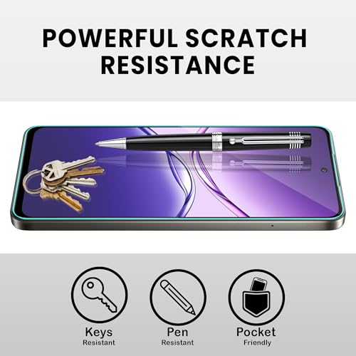 Image of ArmourPro Military Grade Gorilla Tempered Glass Compatible For Oppo A5 Pro (6.67 Inch) With Easy Installation Kit for Smartphone| Edge To Edge Coverage | Black, Pack of 2