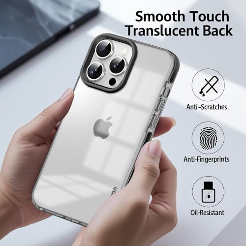 Image of KARWAN Back Cover|iPhone 16 Pro Back Cover |Polycarbonate Material| Full Camera Protection |Perfectly Fit| Case for iPhone 16 Pro - Transparent