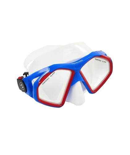 Aqualung Sport Hawkeye Mask (White / Blue / Red) #TOP10